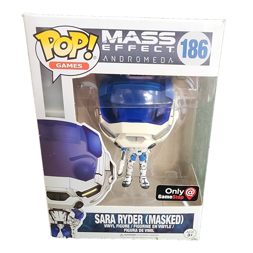 FUNKO POP! Games Mass Effect Andromeda SARA RYDER (Masked) # 186 GameStop Exclus